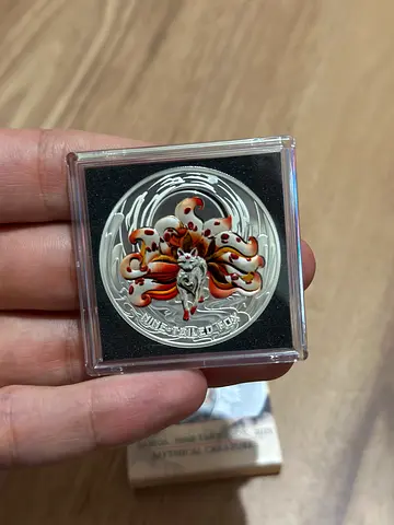 Rare Samoa Nine Tailed Fox 1 oz Silver Coin — Limited 177/300