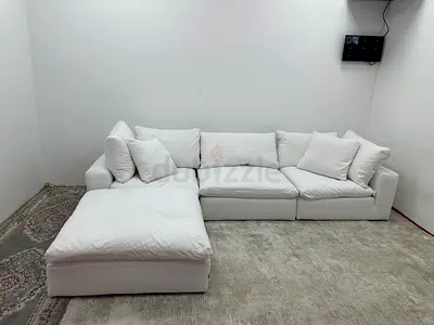 Luxury marina home luscious sofa with footstool