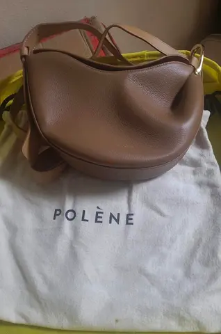 Polène Tonca Edition Duo Camel Shoulder Bag