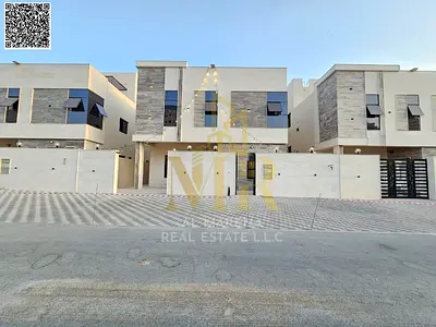 Luxury villa for sale in Al Amrah | Land area 3,500 sq ft | Built-up area 4,000 sq ft | Two floors + roof | 5 master bedrooms | Modern design and high