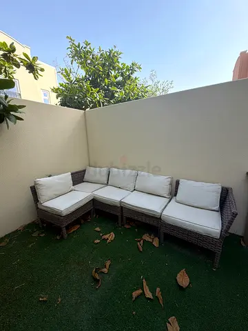 5 seater outdoor rattan/wicker sofa set with cushions