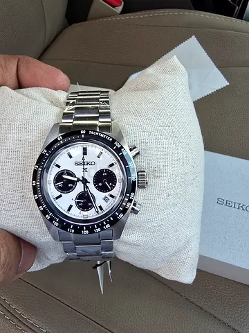 Brand New Seiko Prospex Speedtimer SSC813 Watch - Panda White Dial, Unused  Sealed pack