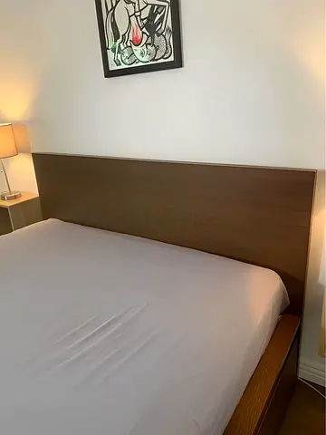IKEA malm queen bed with storage like new