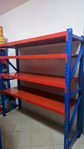 Heavy Duty Storage Rack Orange Blue