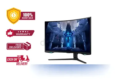 Samsung 32 inch New G75NB Neo Odyssey G7 4K 165Hz Curved Gaming Monitor- Free Delivery all UAE