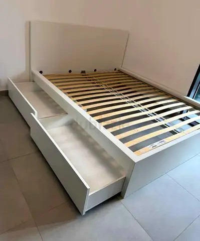 Ikea Queen size bed with mattress available in perfect condition