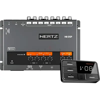 Hertz H8 DSP 8-Channel Digital Signal Processor with Remote Controller - Almost New