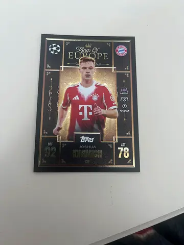 Topps UEFA Champions League Player Card - Joshua Kimmich (Bayern Munich)