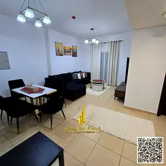 ✨ With gym, pool, and parking - Furnished one-bedroom apartment for monthly rent in Ajman, Al Nuai