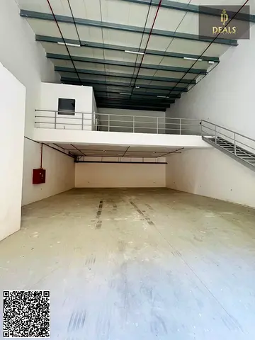 Brand New Warehouse for Rent in Al Jurf 3 | 3,500 Sqft | Mezzanine with Offices | 25 kW Power