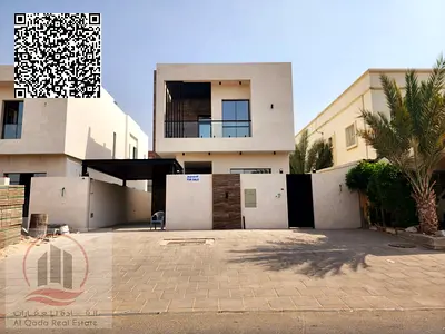 فيلا فاخرة 5 غرف مع مساحة ارتداد امام الفيلا بالقرب من مسجد بسعر مغري جداً