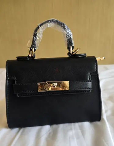 Black Mini Top-Handle Handbag bulk quantity available