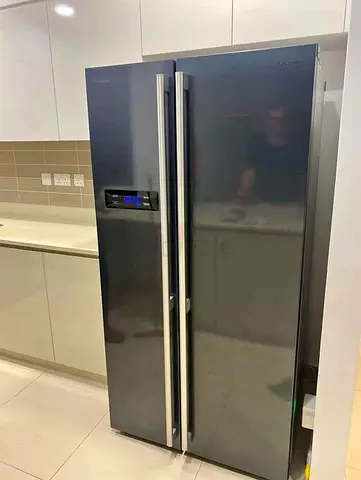Panasonic Side by Side digital inverter latest version refrigerator Gray