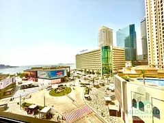 Furnished 1BR Apartment | Marina &amp; City Views | Balcony | Rimal 2 JBR