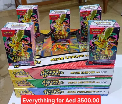 Lot of Pokémon TCG: Mega Evolution Ascended Heroes Booster Bundles  Boxes - Complete Set
