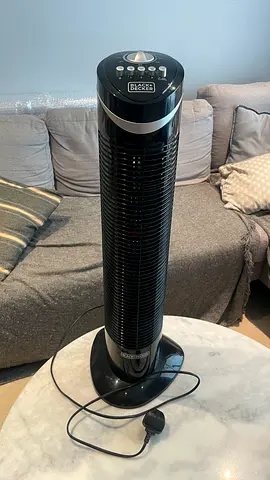 Black  Decker TF50 Tower Fan - Used, Good Condition