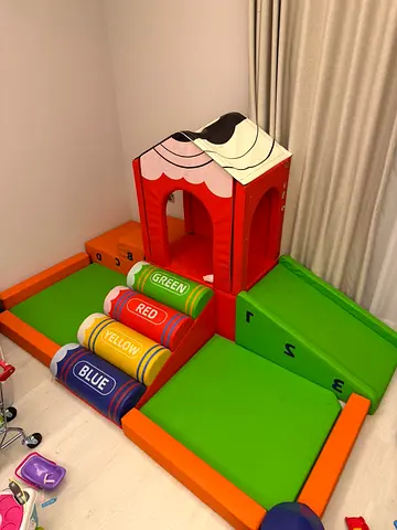 Soft Foam Playhouse  Activity Set for Toddlers - Good Condition