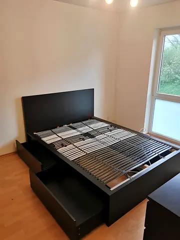 Ikea malm queen bed with ikea mattress like new