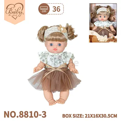 36cm Baby Doll with Dress and Headband - New in Box
