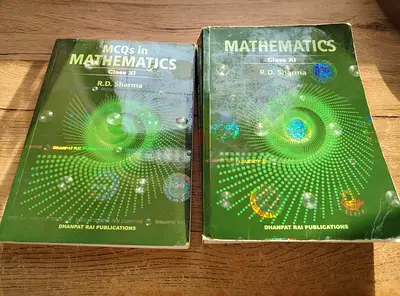 R.D. Sharma Mathematics Class XI - Two Volumes (MCQs + Main Book) - Used
