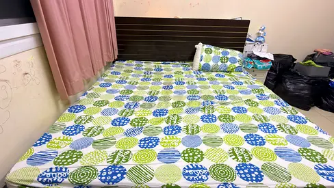 Solid King Bed Frame in Good Condition