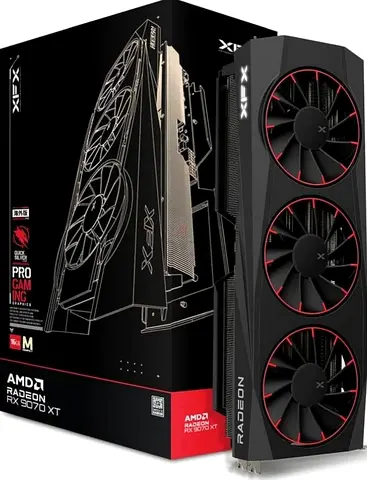 XFX Quicksilver AMD Radeon RX 9070XT 16GB VEGA CARD with Magnetic Air Edition