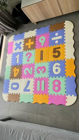 Foam Puzzle Play Mat with Numbers and Math Symbols - Large