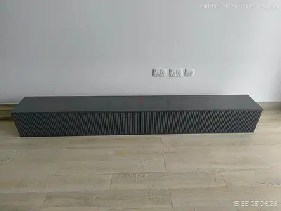 TV Cabinet with massive wood, with push to open drawers