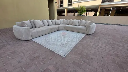 ChattelsMore Corner Sofa Beige Large L-shaped Beige Corner Sofa - Comfortable Modern Design