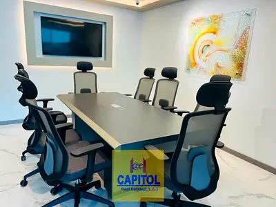 Cozy Open Office Space For Full Year, Labour Inspections ,Chiller Free With Ejari (BK)