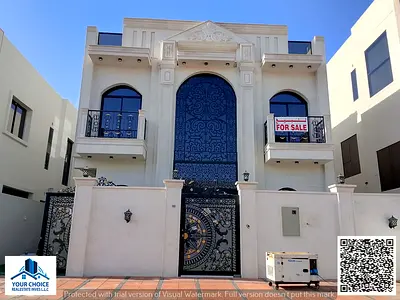 فيلا فاخرة للبيع في الحليو 2 بعجمان بموقع مميز قريب من شارع محمد بن زايد، تصميم عصري ومساحات واسعة تناسب العائلات، تشطيبات راقية وتملك حر لجميع الجنسي