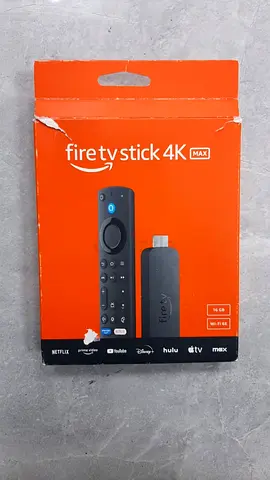 AMAZON STREAMING MEDIA PLAYER FIRE TV STICK 4K MAX (2ND GEN) WITH ALEXA VOICE REMOTE 16GB B