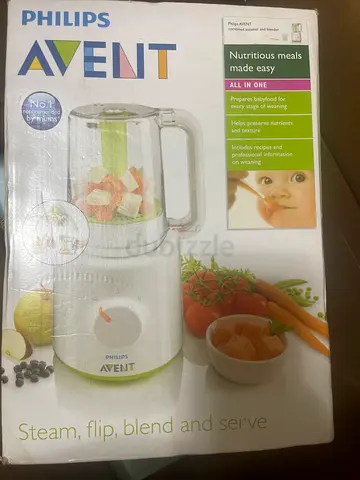 Philips AVENT 4-in-1 Baby Food Steamer and Blender - lightly Used Box Included