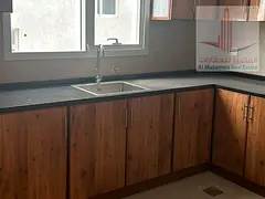 One bedroom and living room with balcony, 2 bathrooms, large area, for annual rent