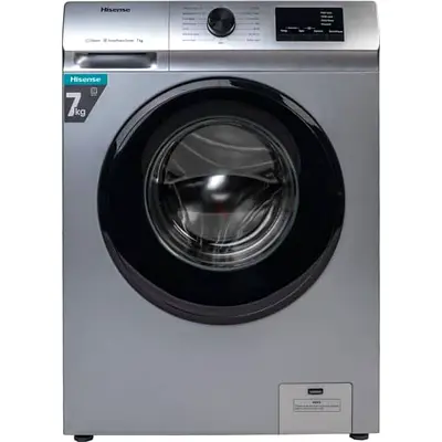 Hisense 7kg Front Load Washing Machine - Silver