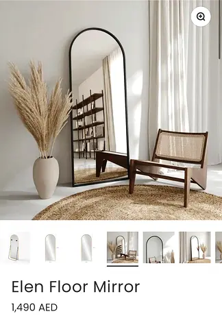Stunning floor mirror