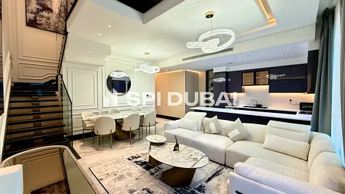 Furnished 1BR | Huge Terrace Jacuzzi | Canal & Skyline Views