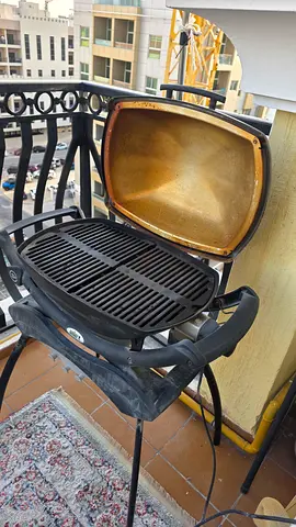 Weber Electric Outdoor Grill with Removable Grill Plate and Drip Tray