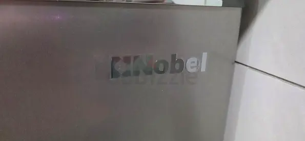 Nobel stainless steel refrigerator - good working condition