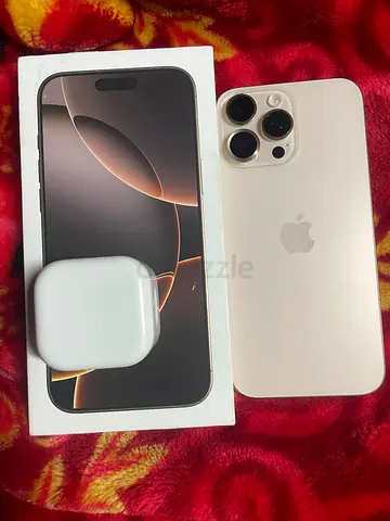 iPhone 16 Pro Max 256GB - Desert Titanium Japan version Good Condition with Box and charger
