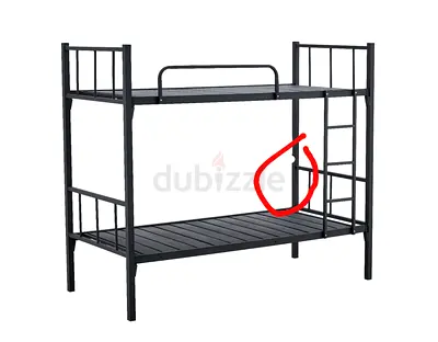 Full heavy duty bunker beds used good black