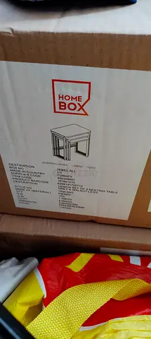 Brand New vemon set of 3 tables Aed 100