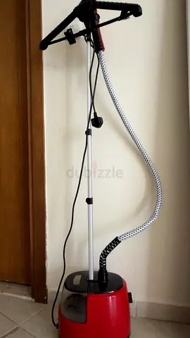 Red Vertical Garment Steamer - Lightweight Upright Clothes Steamer