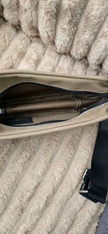 Marc Jacobs Camera Bag Beige Canvas Crossbody Bag with Adjustable Strap - Good Condition