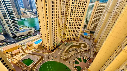 Community + Marina View / Unfurnished | High Floor