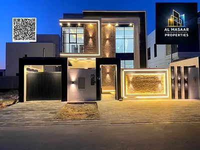 Villa for sale in Al Yasmin area with a swimming pool, excellent finishing, close to all services,