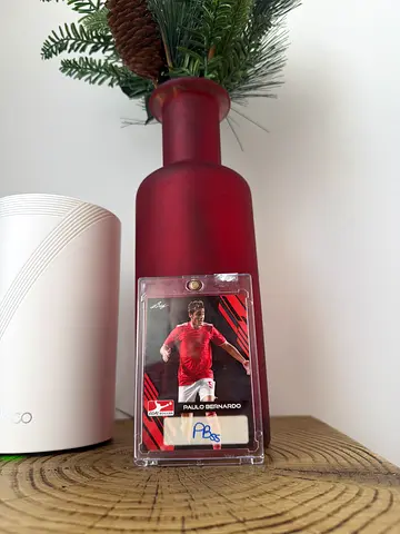 Paulo Bernardo Autographed Football Card
