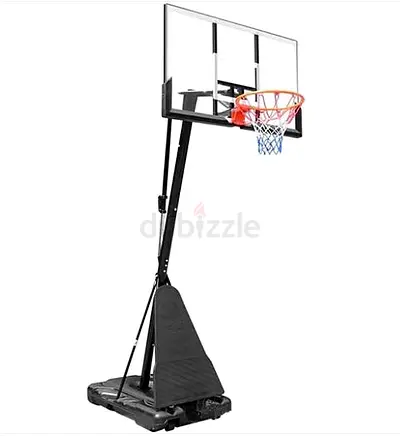 Marshal Fitness Adjustable Height Portable Basketball Hoop with Built-In Wheels - Brand New