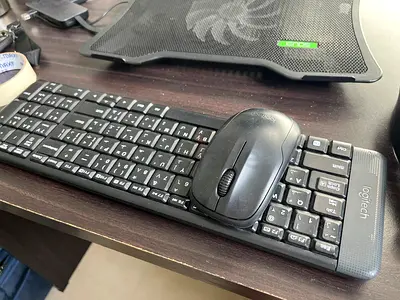 Logitech, keyboard and mouse