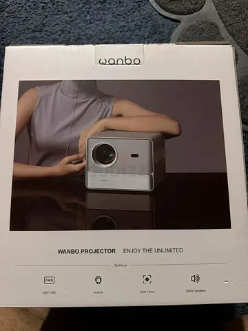 Wanbo Portable Home Projector - Boxed, extremely Good Condition